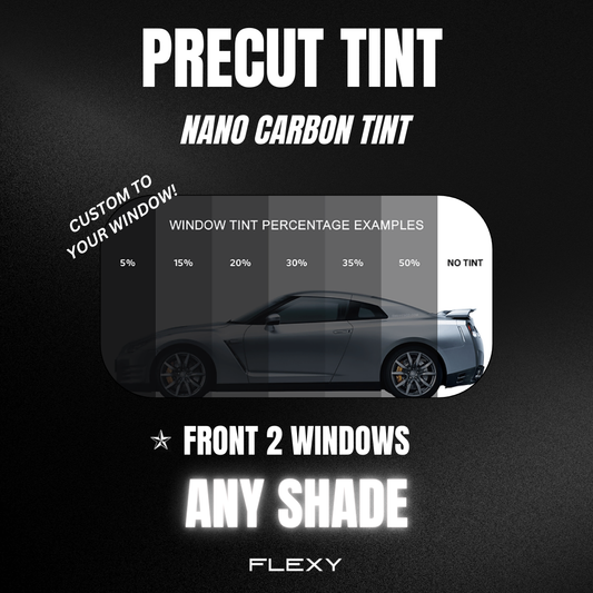 Front 2 side windows (PRECUT)